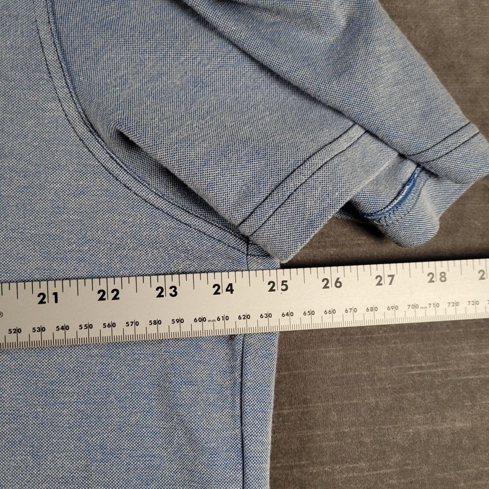 Nat Nest Polo Polyester‎ Blend Shirt Mens Blue Size XXL - Picture 8 of 10